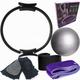 Pilates Circle Six Piece Yoga Ball Latex Elastic Ring Yoga Socks Position Belt Fitness Set Six Piece Set Box