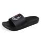 Men's Slippers Flip-Flops Plus Size Outdoor Slippers Slides Casual Beach Home Daily PVC Breathable Slip Resistant Loafer White Gold Summer Spring