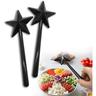 3 Holes Magic Wand Salt And Pepper Shakers, Modern Cute Salt And Pepper Shakers Set,Plastic Large Salt And Pepper Shakers Cute,Salt Shakers For Kitchen