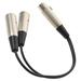 XLR Audio Cable 3 PIN Microphone Cables Oxygen-free Copper Electric Acoustic Guitar Amplificadores Speaker Dispenser