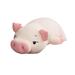 1pc 40/50cm Squishy Pig Stuffed Doll Lying Plush Piggy Toy Animal Soft Plushie Pillow for Kids Baby Comforting Birthday Gift 40cm white open eye