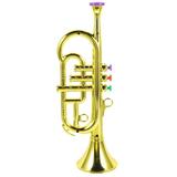 Toy Trumpet for Kids 6pcs Wind and Brass Musical Instruments for Kids Musical Play Toy Trumpet for Teaching Songs Instrument Band at Home or School