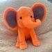 Elephant Plush Toys Kawaii Baby Toy Stuffed Animal Doll For Kids White Elephant Toys Cartoon For Girls Cute Toys For Wedding Around 25cm Orange grey ears