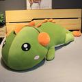 Hot Creative Cute Long Dinosaur with Earphone Plush Toys Stuffed Cartoon Dragon Doll Cartoon Sleep Pillow Kids Baby Girl Gift 80cm B