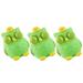 3 Pcs Pinch Music Anxiety Relief Toy Pressure Stretchy Toys Stress Reliever Family Owl Child