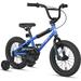 cubsala 14 Inch Little Kids Bike BMX Style Bicycle with Training Wheels Coaster Brake for 3 4 5 Years Old Boys Girls Blue