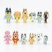 Bluey Friends & Family Pack Toy 2.5-3 inch Dogs Action Figures Set Kid Toy Multi Color (12 Pcs)