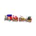 Wooden Christmas Train Christmas Train Christmas Train Set Rail Car Train Set for Christmas Holiday