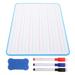 Erasable Whiteboard Dry Erase White Board with Lines Kidsbop Small White Board Lined White Board Dry Erase Baby Child