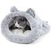 Cat Sleeping Bag Fleece Soft Self Warming Washable Cat Beds Snuggle Sack Blanket