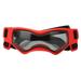 Dog Goggles Soft Silicone Frame Adjustable Dog UV Protection Sunglasses for Dog Eye Protection Outdoor Driving Cycling Red