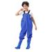 WEAIXIMIUNG Kids Baby Boy Clothes 18-24 Months Under 10 Kids Chest Waders Youth Fishing Waders for Toddler Children Water Proof & Fishing Waders with Boots Blue 30