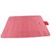 Foldable Picnic Blanket Soft Oxford Cloth Extra Large Portable Folding Sand Mat for Beach Camping Hiking Travel Outdoor Red