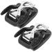 2 Pcs Roller Skate Buckle Portable Accessories Skates Kids Skis with Bindings and Boots