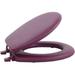 Soft Standard Vinyl Toilet Seat Burgundy - 17 Inch Soft Vinyl Cover With Comfort Foam Cushioning - Fits All Standard Size Fixtures - Easy To Install Fantasia By Decor