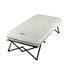 Camping Cot Air Mattress & Pump Combo Folding Camp Cot & Air Bed Side Tabhle