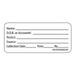 MedVisionÂ® Pre-Printed / Write On Label Patient Information 1 x 2-1/4 Inch