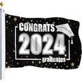 Flags 3x5 Outdoor Flag Congrats 2024 Graduates Flags 3x5 Outdoor Unique Flags For Room Teen Wall Art For Outside 3x5 Ft Personalized Gifts For Women