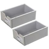 Pxiakgy Desktop Box Drawer Box Stationery Stackable Student Sundries Storage Storage Housekeeping & Organizers Grey
