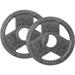 Yes4All Tri-Grip Handles Olympic Weight Plates/Cast Iron Weight Plates Suitable for Barbell Exercises Strength Flexibility Training