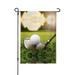 Golf Ball Gard Flag Grass Sunset Sports Double Sided Yard Flag Athletic Polyester Outdoor Patio Lawn Porch r Flags