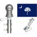 South Carolina Flag and Tangle Free Spinner Flagpole Set Choose From all 50 State 3 x5 Flags with a Residential or Commercial Flag Pole Includes State Flag Spinner Pole and Bracket