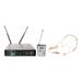 Single user true diversity wireless bodypack system with omnidirectional headset microphone