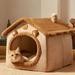 Foldable Dog House Kennel Pet Dog Cat Bed for Small Dogs Winter Warm Cat Bed Nest Comfortable Puppy Bed Cave Sofa Pet Product
