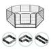 Foldable Outdoor/Indoor Pet Playpen With Gate Available In 24 /32 /40 Height Metal Portable Kennel Heavy-Duty Exercise Fence Cage 8/16/24/32 Panels For Large/Medium/Small Dog Animals