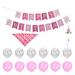 Dog Birthday Supplies Puppy Party Decoration Hijab Accessories The Banner Abs Fabric Ornament Pet Hat