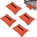 GOGHOST Set of 4 Extra Large Sports Anchor Sand Bags Portable Weighted Anchors Goal Frame Sandbags for Baseball Nets Soccer Goals Golf Nets Football Nets Hockey Nets-Orange