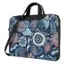 ZICANCN Laptop Case 13 inch Paisley Floral Blue Ethnic Work Shoulder Messenger Business Bag for Women and Men