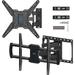 YINCHEN MD2413-MX Full Motion TV Mount with Perfect Center Design for Most 26-55 Inch TVs and MD2619 TV Mount for Most 42-75 Inch TVs up to VESA 600x400mm and 100 lbs.