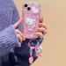 Sanrio Hello kitty Kuromi Melody Cinnamoroll Dog Case For OPPO Reno 7 4 5 8 6 Lite Realme 10 7 C21 Y C35 C25 5 6i C11 C15 Cover