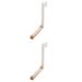 Door Hook No Punching Hat Hanger Closet Hooks for Wall Nail-free Clothes Coat 2 Pieces