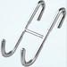 Stainless Steel Hook Stainless Steel Hangers Metal Clothes Hanger Hangers for Clothes Towel Hooks Robe Hooks Squeegee Loofah Hooks Shower Glass Door Hook Over The Door Hanger Razor