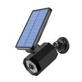 Outoloxit Solar Outdoor Lighting Solar Induction Wall Lamp Simulation Monitoring Fake Camera Lighting Garden Courtyard Home Lighting Probe Lighting Street Light Black