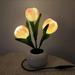 Apmemiss Birthday Gifts for Men Clearance Led Table Lamp Imitation Flower Shaped Led Night Lamp Table Lamp Decoration In Family Bedroom Suitable for Gifts Table Small Night Lamp In Bedroom