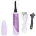 Heated Eyelash Curler Long Lasting Mini 4 Temperature Setting Rechargeable Lash Curler for Beauty Salon Purple