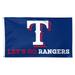 WinCraft Texas Rangers 3' x 5' Single-Sided Deluxe Team Slogan Flag