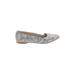 TOMS Flats: Gray Snake Print Shoes - Women's Size 12