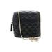 Talbots Leather Crossbody Bag: Quilted Black Print Bags