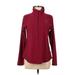 New Balance Track Jacket: Below Hip Burgundy Jackets & Outerwear - Women's Size Medium