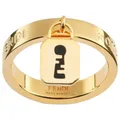 Fendi FF leather bracelet