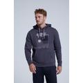 River Wavey Print Adjustable Drawcord 100% Organic Cotton Hoodie