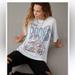 American Eagle Outfitters Tops | American Eagle The Doors Cropped T-Shirt | Color: White | Size: M