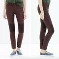 Madewell Jeans | Madewell Skinny Skinny Moto Jeans | Color: Purple/Red | Size: 28