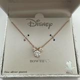 Disney Jewelry | Disney Minnie Mouse Rose Gold Charm-Necklace Bnib | Color: Gold/Pink | Size: Os