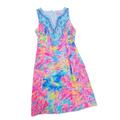 Lilly Pulitzer Dresses | Lilly Pulitzer Dress Fallon Shift Dress Palm Beach Coral Engineer. Size | Color: Blue/Pink | Size: 0