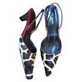 Kate Spade Shoes | Kate Spade Kitten Heel Giraffe Print Horse Hair Mules Sz 5.5 | Color: Brown/Tan | Size: 5.5